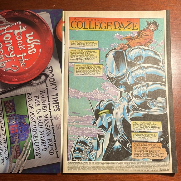 Marvel comics vintage THE INCREDIBLE HULK, Vol 1, No 463, April, 1988 - Picture 3 of 3